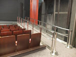 Accessible ramps from the auditorium seating to performance stage of Auditorium