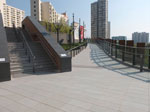 Barrier-free ramp to Green roof at 3/F of NW