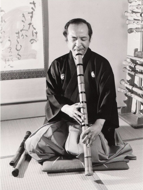 Yokoyama Katsuya, a shakuhachi master