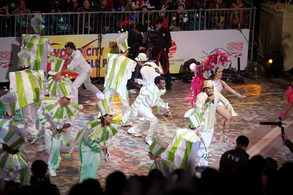 Samba performance at Hong Kong Chinese New Year Parade