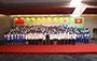 出席嘉賓於授旗儀式與第十三屆全國運動會香港特區代表團成員合照。