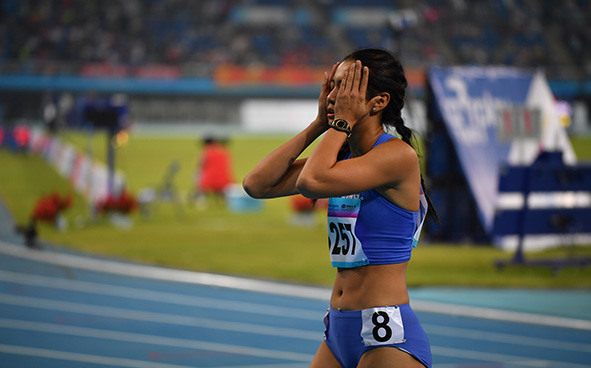 女子100米欄比賽花絮 (03-09-2017)