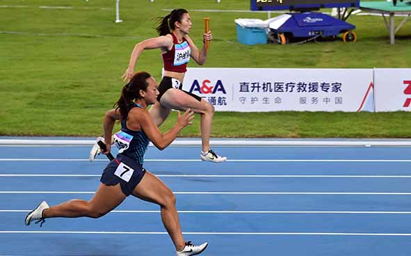女子4x100 米接力比賽花絮 (06-09-2017)