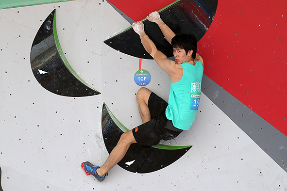 攀岩項目花絮