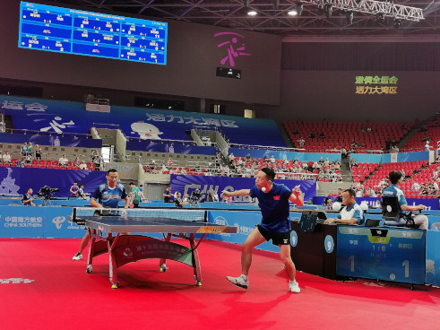 乒乓球項目花絮