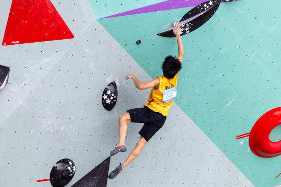 攀岩项目花絮