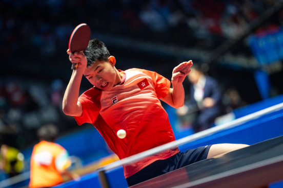 乒乓球項目花絮