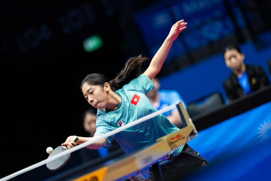 乒乓球項目花絮