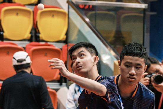 乒乓球项目花絮