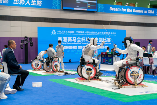 轮椅击剑项目花絮