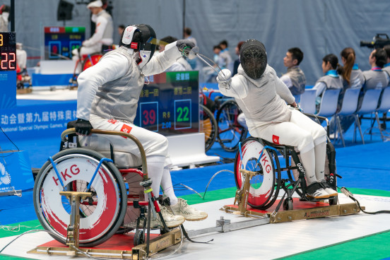 轮椅击剑项目花絮