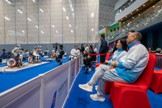 轮椅击剑项目花絮