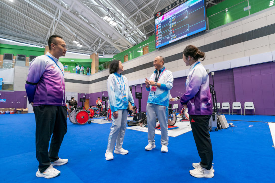 轮椅击剑项目花絮