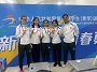 公开组: 邹子荞、邱蒨庭、白凯文、徐颖恩夺得女子4 x 200米接力银牌