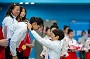 校园组: 马紫玲、梁颍溱、冯雪莹及李芯瑶夺得 女子4x100 自由泳接力赛铜牌