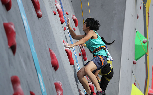 攀岩比賽花絮 