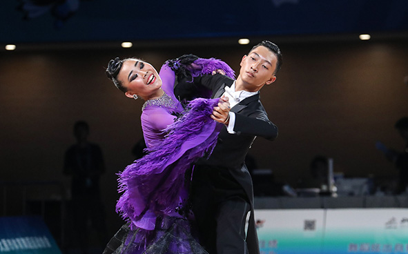 體育舞蹈比賽花絮 