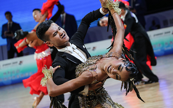 體育舞蹈比賽花絮 