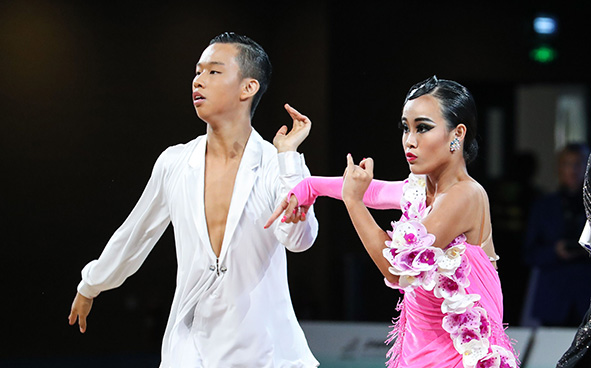 體育舞蹈比賽花絮 