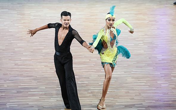 體育舞蹈比賽花絮 