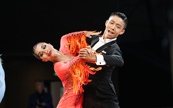 體育舞蹈比賽花絮 