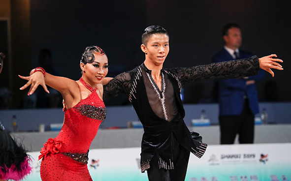 體育舞蹈比賽花絮 