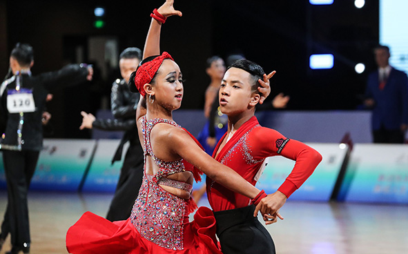 體育舞蹈比賽花絮 