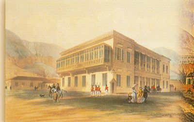 旗桿屋是域多利軍營最早的建築物 (1846年)