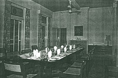 The dining room in the past