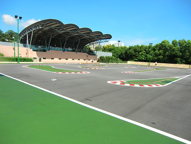 Large Radio-Controlled Model Car Racing Circuit (Circuit A)
