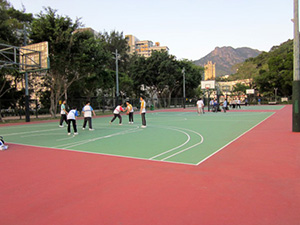 Hard-surfaced Basketball Courts 