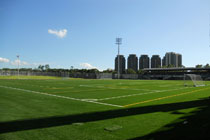 一个第三代人造草地球场 (包括两个足球暨榄球场或一个板球场)2