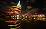 香港回归纪念塔夜景