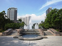 Fountain Plaza & Water Features