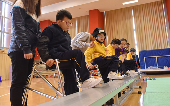 Fitness Exercise Sport Demonstration (Hong Kong Christian Service Pui Oi School )