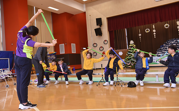 Fitness Exercise Sport Demonstration (Hong Kong Christian Service Pui Oi School )