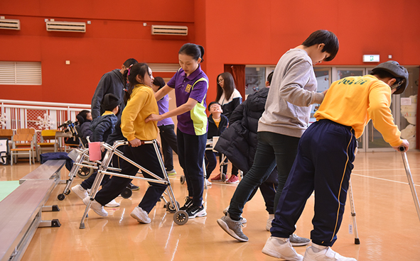 Fitness Exercise Sport Demonstration (Hong Kong Christian Service Pui Oi School )