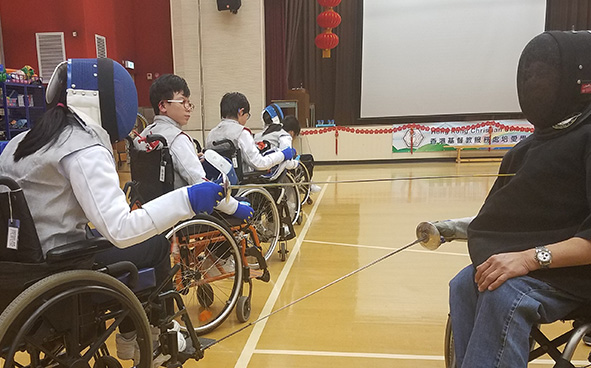 外展教练计划 - 轮椅剑撃 (香港基督教服务处培爱学校)