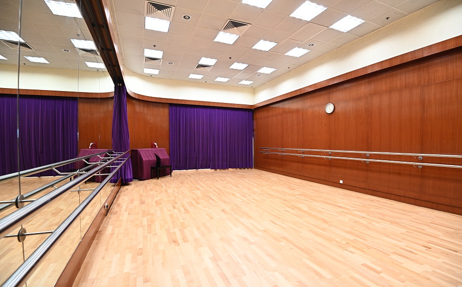 Dance Practice Room with Upright Piano