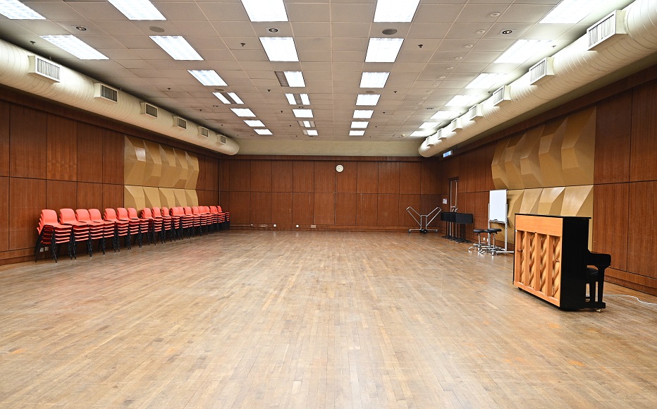 Rehearsal Hall with Upright Piano
