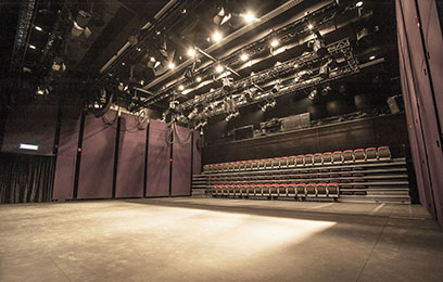 Stage of the Black Box Theatre