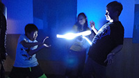 Participants of the Museum HAS Family Workshop "Record of Light @ Science Museum".