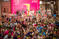There were about 100 families taking part in the Alien Party @ Space Museum, the next-to-last programme of the Muse Fest HK 2015.